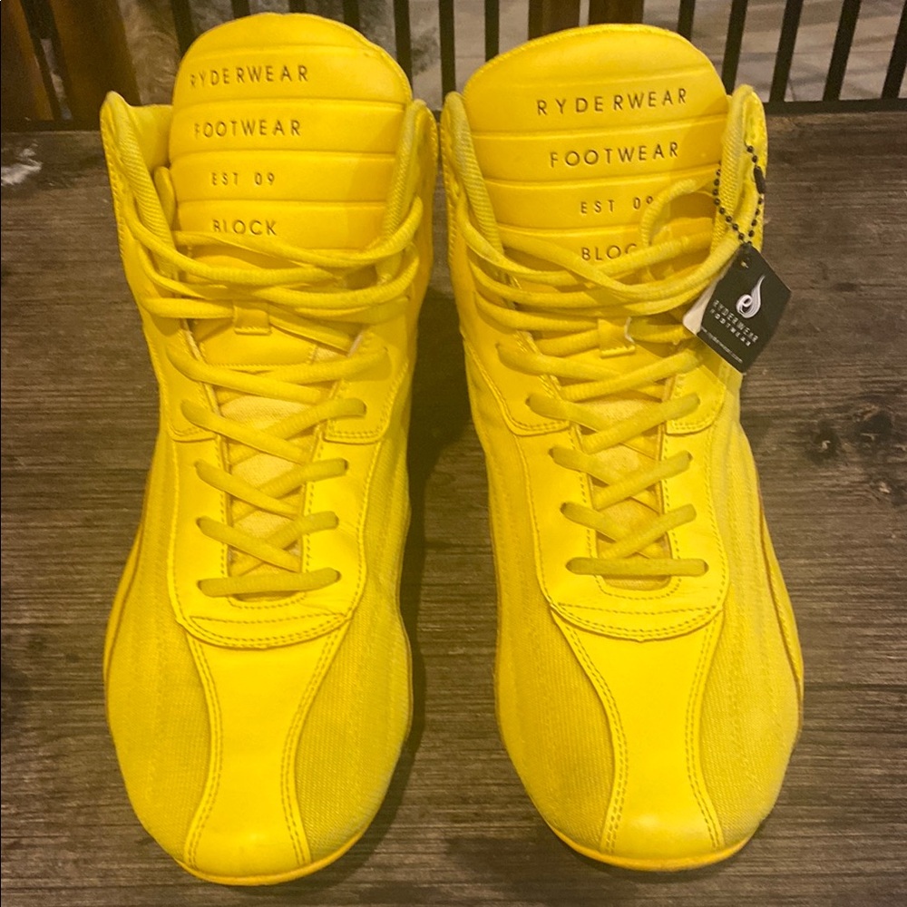 Ryderwear Men's Yellow High-Top Sneakers